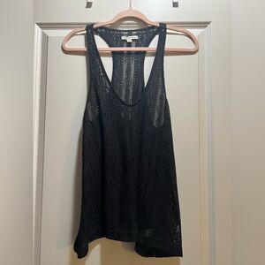 American Eagle Black Lace Tank Top